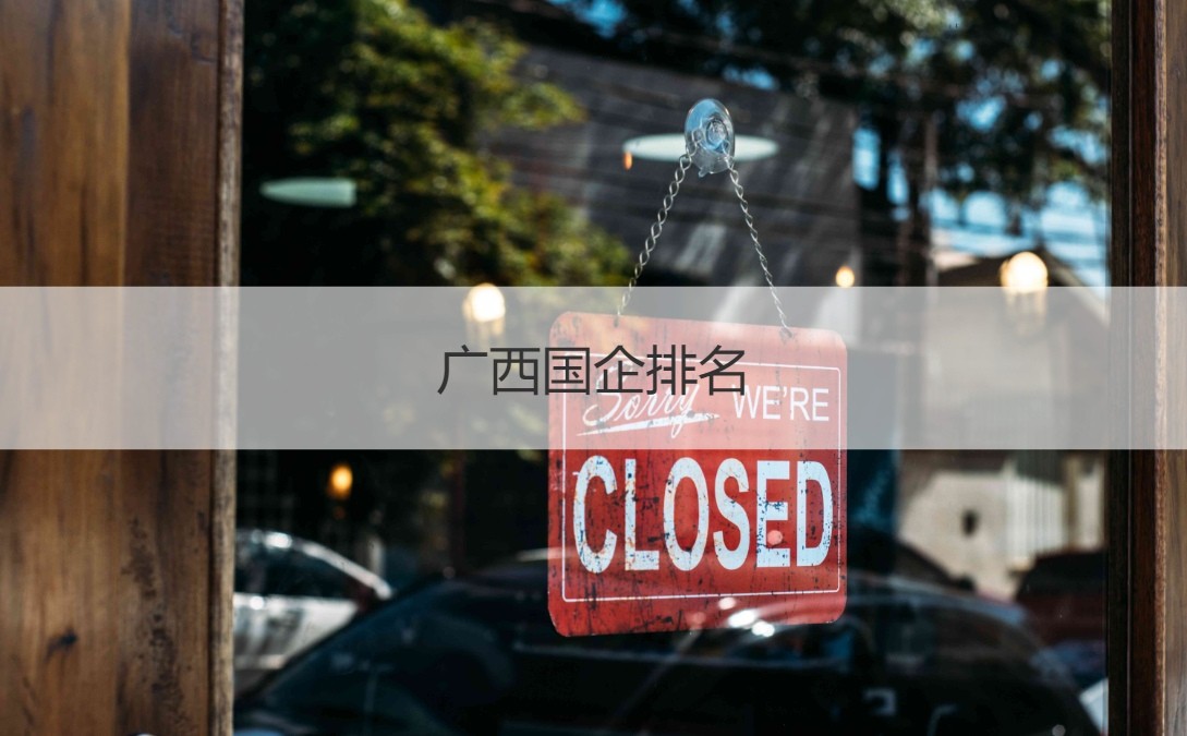 广西国企排名 广西最好的国企